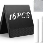 16 Mini Chalkboard Signs – Food Labels for Party Buffet & Table Display