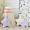 15 Star Shaped Throw Pillow, Plush Faux Rabbit Fur, for Bed & Sofa - Image 4