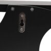 Bat Wall Shelf – Black Floating Shelves with 3 Hooks for Goth, Halloween, or Bedroom Décor - Image 5