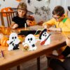 Ghost Halloween Wooden Sign – Cute Black Cat Décor for Tiered Tray & Party Display - Image 5