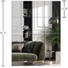 12 Pcs 12" Frameless Wall Mirror Tiles for Home Gym, Bedroom, Door & Bathroom - Image 5