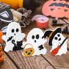Ghost Halloween Wooden Sign – Cute Black Cat Décor for Tiered Tray & Party Display - Image 6