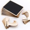 10-Pack Mini Chalkboard Signs with Easel Stand – Wedding & Party Place Cards - Image 4