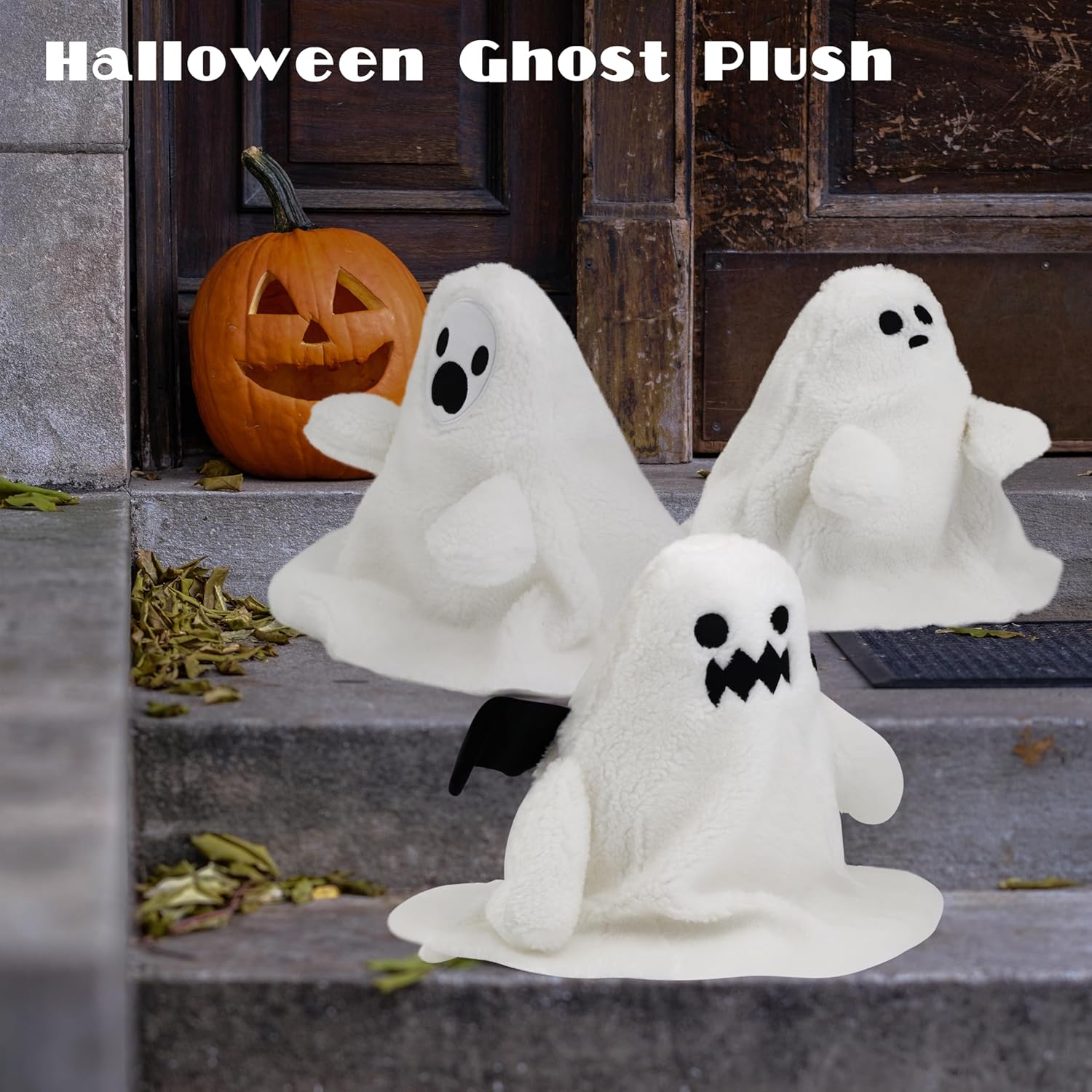 2024 Halloween Ghost Plush – Soft Ghost Pillow for Spooky Home & Party Décor - Image 6