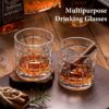 12-Piece Clear Glassware Set – 15oz Highball & 11oz Rock Glasses for Water, Cocktails, Coffee & More - Image 3