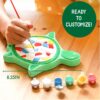 Mosaic Turtle Stepping Stone Kit for Kids – Ceramic Stone & 6 Paints (Ages 8+) - Image 5
