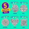 Stepping Stones Painting Kit for Kids - Paint 5 Garden Stones, Unicorn Craft Kit for Boys & Girls Ages 6-12 - Image 4