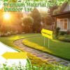 30-Pack Yellow Arrow Signs with Stakes – 17x6" Directional Yard Signs - Image 4