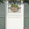 Interchangeable Rustic Welcome Sign – All-Season Door Hanger - Image 2