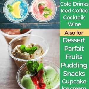 9oz Clear Plastic Cups – 50 Pack Elegant Disposable Tumblers