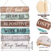 6pcs Rustic Wall Plaque Signs – Inspirational Farmhouse Decor (Retro) - Image 5