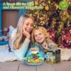 Dinosaur Terrarium Kit for Kids Ages 4-8 – LED Light Up Prehistoric Habitat STEM Science & Craft Kit - Image 2