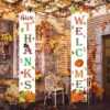 Give Thanks Porch Sign – 72"x12" Fall Welcome Banner for Home & Party - Image 7