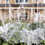 Halloween Spider Webs – 1400 Sqft with 150 Fake Spiders for Indoor/Outdoor Décor