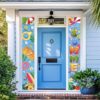 4 Pcs Seasonal Door Banners – Welcome Spring, Summer, Fall & Winter Porch Signs for Indoor/Outdoor Yard Decor (11.8x70.9 in) - Image 3
