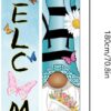 Welcome Home Porch Banner – 70.8"x11.8" Gnome & Flower Sign for Graduation & Homecoming - Image 4