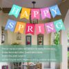 Hello Spring Burlap Banner – Felt Easter Garland for Mantle & Party Decor - Image 2