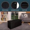 Extra Large Toy Storage Organizer – 37"x16"x14", Lid, Dividers, Collapsible Chest - Image 3