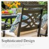 Sophia & William 6-Piece Patio Dining Set with 10ft Umbrella (No Base) - Image 2