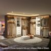 8FT Closet System, 96" Wall-Mount Organizer with 3 Rods & 3 Drawers, Adjustable Garment Rack, White - Image 3