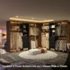 8FT Closet System, 96" Wall-Mount Organizer with 3 Rods & 3 Drawers, Adjustable Garment Rack, Black - Image 3