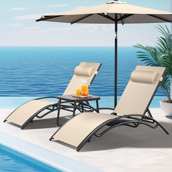 Patio Chaise Lounge Chair