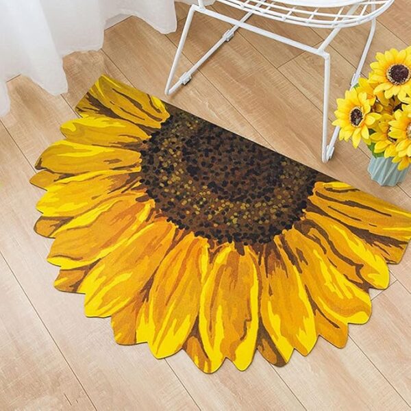 Sunflower Doormat – 23"x35" Non-Slip Indoor/Outdoor Entry Rug