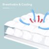 Queen Mattress Topper – Extra Thick Cooling Pad, Deep Pockets, Down Alternative Fill - Image 4