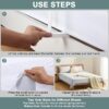 8PCS Bed Sheet Holder Clips, Non-Slip, Easy to Install, Fits Mattresses >15 cm (6") - Image 3