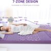 3" Queen Mattress Topper – 7-Zone Lavender Gel Foam for Back Pain Relief - Image 2
