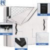 Queen Mattress Bag – Heavy-Duty, 8 Handles, Zipper Closure, Semi-Transparent for Storage - Image 4