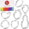 7-Piece Fruit Basket Cookie Cutters Set – Lemon, Peach, Pineapple, Watermelon, Orange, Strawberry, Apple - Image 3