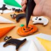 12-Piece Halloween Cookie Cutters Set – Stainless Steel, Pumpkin, Ghost, Bat & Cat Shapes - Image 3