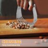 Stainless Steel Bench Scraper & Pastry Blender Set – Multipurpose for Dough, Pie & Nuts - Image 3