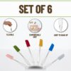 Evelots 6-Pack Mini Heat-Resistant Silicone Spatulas – BPA-Free - Image 2