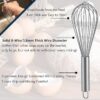 3-Pack Stainless Steel Whisk Set – Balloon Whisks for Blending, Beating & Stirring (8", 10", 12") - Image 2