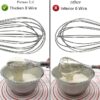 3-Pack Stainless Steel Whisk Set – Balloon Whisks for Blending, Beating & Stirring (8", 10", 12") - Image 3