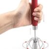 3PCS Stainless Steel Semi-Automatic Egg Whisk – Hand Push Rotary Blender - Image 2