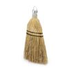 12" Corn Whisk Broom – Yellow with Flagged Bristles for Indoor/Outdoor Sweeping - Image 2