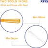 2-Pack Mini Whisk & Spoon – 8.5" BPA-Free for Cooking, Beating, Blending & Mixing Sauces - Image 2