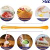 2-Pack Mini Whisk & Spoon – 8.5" BPA-Free for Cooking, Beating, Blending & Mixing Sauces - Image 3