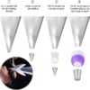12-Inch Disposable Piping Bags (100PCS) for Cake & Cookie Decorating, Anti-Burst Frosting Bags - Image 3