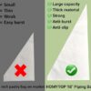 18" Large Disposable Piping Bags – 100 Pack, Anti-Burst Pastry Icing Bags for Cake & Cookie Decorating   2/2 - Image 2