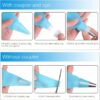30pcs Pastry Piping Bags Set – 10 Silicone 18" Reusable Bags, 10 Couplers & 10 Bag Ties for Cake Decorating - Image 4