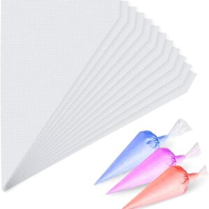 Mini Disposable Piping Bags, 7.6in, 100pcs, for Cake Decorating and Dessert Icing