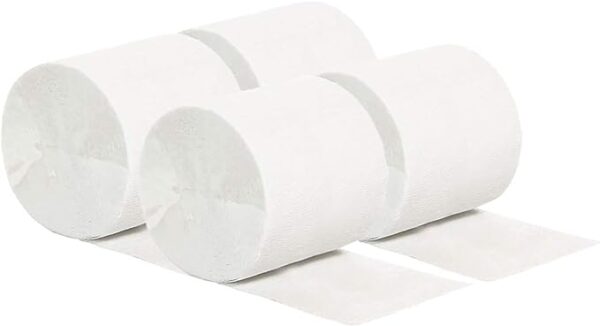 We Moment White Crepe Paper Streamers, 6 Rolls, 82 ft each, for Birthday, Wedding, Festival Decorations