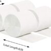 We Moment White Crepe Paper Streamers, 6 Rolls, 82 ft each, for Birthday, Wedding, Festival Decorations - Image 2
