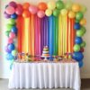 8 Crepe Paper Streamers – 656ft Total, Rainbow Party Streamers for Birthday, Wedding, and Event Decorations (1.8" x 82ft/Roll) - Image 2