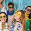 2-Pack Blue Streamers – Ocean-Themed Tinsel Fringe Backdrop, Glitter Foil Curtains for Birthday, Baby Shower, Bachelorette Party Decorations - Image 2