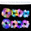 8 Pcs LED Scrunchies – Light-Up Hair Ties with Multi Light Modes for Rave & Party Accessories - Image 3